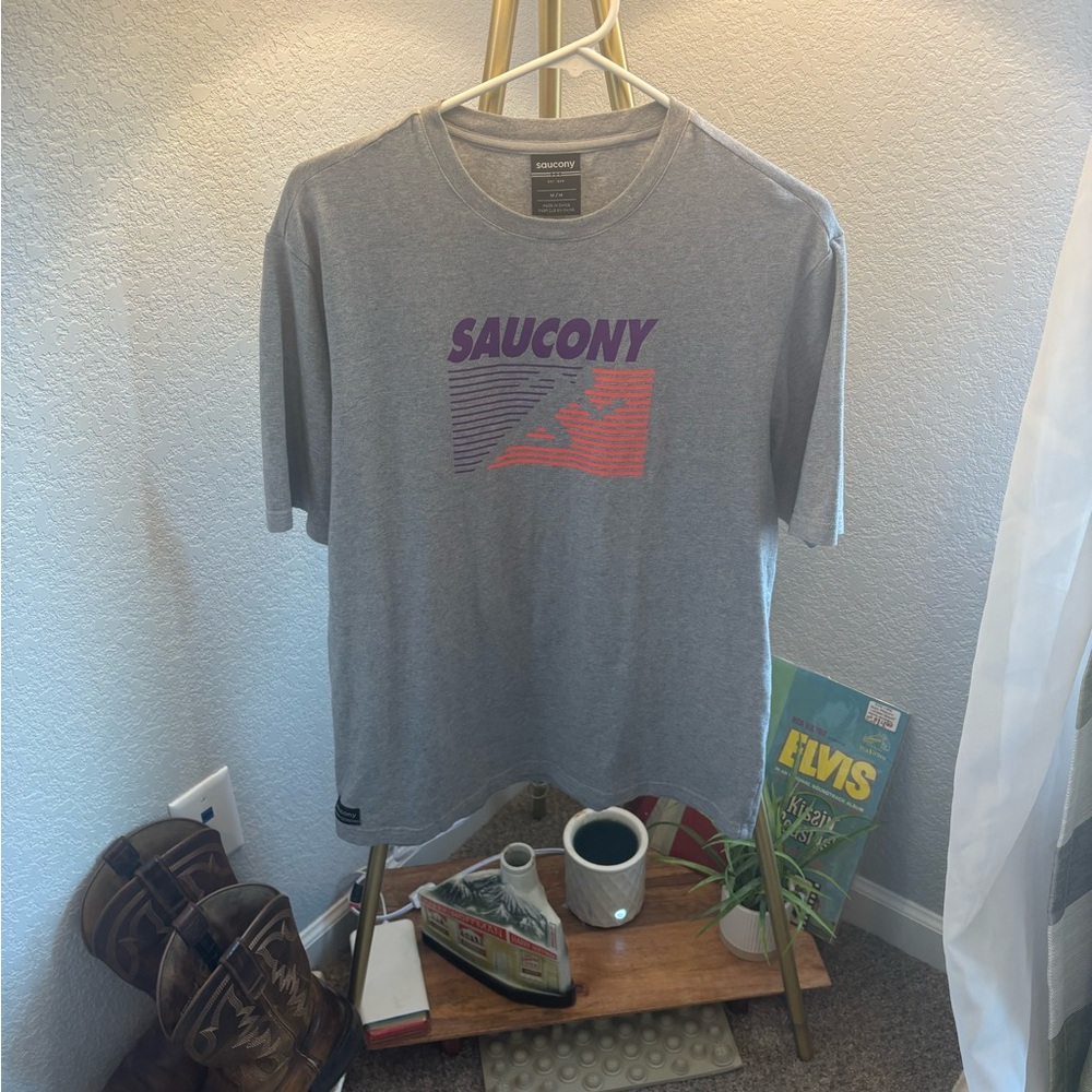 Saucony Heather Gray T-Shirt